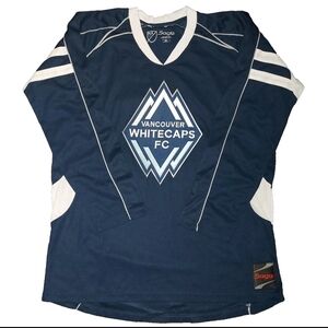 Vancouver Whitecaps FC Men's MLS Soccer Jersey Long Sleeve Size L